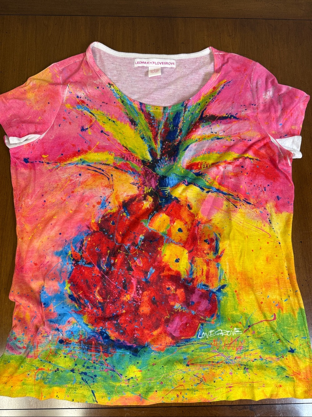 Leoma Lovegrove pineapple tee